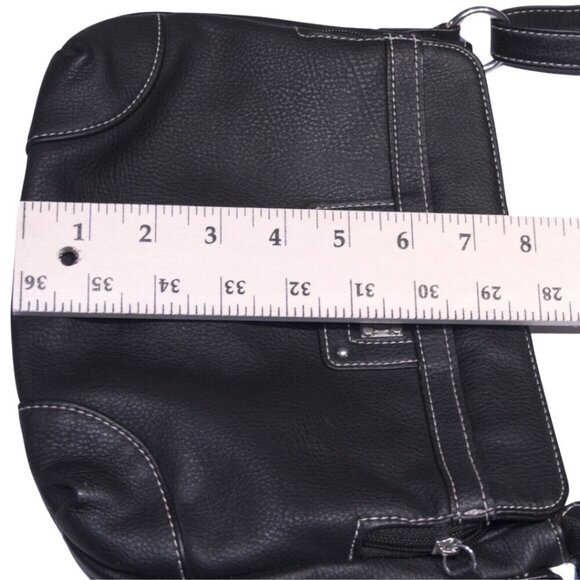 Rosetti Black Crossbody Purse Gently PreOwned Condition Great bag! 10x8x2.5 - Picture 4 of 9